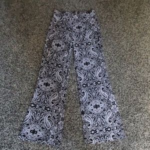 JM Collection Paisley-Tile Wide Leg Pants
